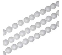 Glitter Sparkling White Christmas Bead Garland Tree Decoration - 1.8 Metres