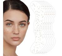 Glitter Speckled Makeup, Glitter Face Patches - 6X Glitter Speckles Patches | Waterproof Beauty Face Glitter Makeup, Temporary Glitter Speckles Patches for Women Girls