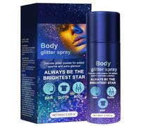 Glitter Spray,All-Day-Long Glittering Powder Spay Water Resistant | Smudge-Proof Longwearing Makeups for Home, Gathering, Stage Performance, Working, Dating Kasmole