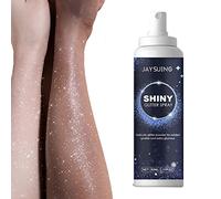 Glitter Spray for Body, Hair, Face and Clothing - Quick-Drying Waterproof Highlighter Makeup Silver 60ml