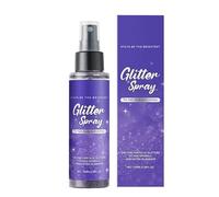 Glitter Spray, Shimmer Cosmetic Mist, Sparkling Blend for Clothes Face Hair, Skin Friendly Beauty Aid with Smooth Texture, Party Festival Decoration Tool, Daily Utility for Women Wife Mom Travel Art
