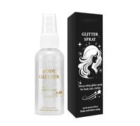 Glitter Spray | Shimmery Spray - Clothes Body Glitter Hairspray Long-Lasting Quick-Drying Shimmer Spray for Stage Festival and Makeup Prom 80ml