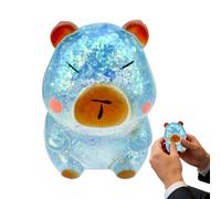 Glitter Squeeze Toy | Sensory Squeeze Capybara Fidget - Adorable Animal Squeezing Toy | for Teens Adults Students Workers Home School Office Party Favors Classroom Prizes