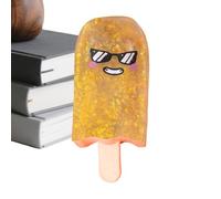 Glitter Squeeze Toy - Slow Rising Fidget Glitter Ice Cream Shape - Emotion Release Artifact - for Kids Adults Working Studying Home Office Travel Commuting Long Trips Party Favors