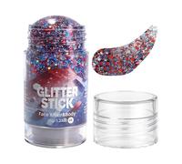 Glitter Stick Waterproof Long-Lasting Makeup 35g Hair Eyeshadow Face Body Glitter Sticks for Women Men Dancer Stage Concert Night Club Carnival Party Birthday
