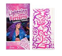 Glitter Sticker for the Face - UV Shine Realistic Artificial Adhesion - Gloss Sticker for Women Men Face Arm Body Christmas Cosplay Festivals Raves Costume Accessories