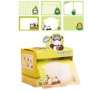 Glitter Sticky Notes - 120 Sheets Pull Out Cartoon Animal Aesthetic