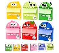 Glitter Sticky Notes-Post it Notes，Cute Fruit Monster pop-up Sticky Notes