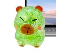Glitter Stress Toy, Cute Capybara Sensory Fidget, Adorable Animal Squeezing Toy, for Teens Adults Students Workers Home School Office Party Favors Classroom Prizes