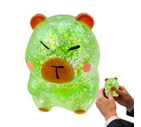 Glitter Stress Toy | Cute Sensory Capybara Stress Reliever | Animal Decompress Toy,for Teens Adults Students Workers Home School Office Party Favors Classroom Prizes