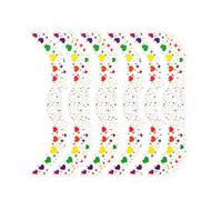 Glitter Summer Sprouts Make Up Patches, Freckles Stickers, Star Heart Freckle Sticker, 6 Pieces Skin-Friendly Star and Heart Glitter Summer Sprouts for Collecting Concert Piece