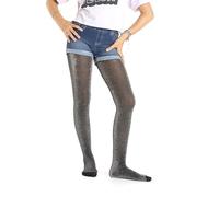 Glitter Tights for Girls, Sparkly Brown, Full Length Opaque tights 70 denier for girls featuring a bright coloured glitter. (UK, Age, 10 Years, 12 Years, Regular, Black)