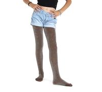 Glitter Tights for Girls, Sparkly Brown, Full Length Opaque tights 70 denier for girls featuring a bright coloured glitter. (UK, Age, 8 Years, 10 Years, Regular, brown)