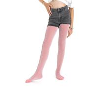Glitter Tights for Girls, Sparkly Brown, Full Length Opaque tights 70 denier for girls featuring a bright coloured glitter. (UK, Age, 8 Years, 10 Years, Regular, Pink Coral)