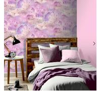 GLITTER UNICORN PINK GIRLS BLUSH STARS CHILDRENS WALLPAPER ARTHOUSE 292901