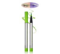 Glitter UV Neon Eyeliner Pen With Fine Tip For Precise Application - High Pigmentation Long-Wear Glittery Green Liquid Eyeliner For Evening Parties Festival Makeup And Creative Looks