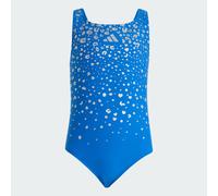 Adidas Glitter V-back Swimsuit Blue 5-6 Years Girl