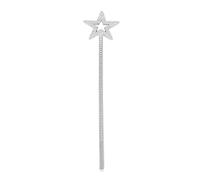 Glitter Wands For Kids | Five-Pointed Star Glitter Angel Wand - Creative Pretend Play Toy For Little Princesses, Fairies, Dancers