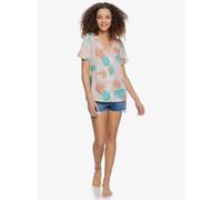 Glitter Way Top in Snow White Palm Shadows