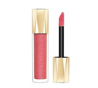 Glitterat.i Lip Glaze, glossy finish, 3D crystal shine, for fuller & fabulous lips, non sticky, with vegan collagen for instantly plump lips, lip gloss, Frosted Rose | 1 Count (Pack Of 1)