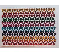 Glitterati 500 x 7 mm Self Adhesive Sticky Multi Tear Drop Sticker Gems