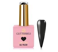 Glitterbels Hema Free Gel Polish - Black 8ml