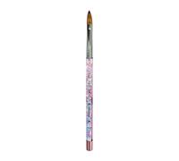 Glitterbels Pinched Pastel Glitter Acrylic Brush Size 8