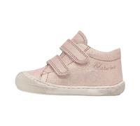 Glittered suede first step shoes Cocoon VL - female - Naturino - Kids Sneakers - Pink - 22 EU - Kids 22 EU