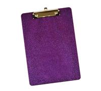 Glittering Acrylic Clipboard Document Organiser Writing Pad with Hanging Hook Metal Clip Artist Drawing Board 12x8.6Inch Professional Document Organiser