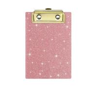 Glittering Acrylic Clipboard with Metal Clip Lightweight Portable File Organiser Board for Documents Notes Paper Easy Clean Document