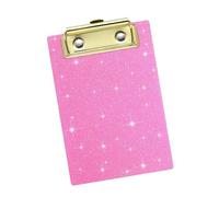 Glittering Acrylic Clipboard with Metal Clip Lightweight Portable File Organiser Board for Documents Notes Paper Easy Clean Document