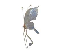 Glittering Butterfly Hair Stick 3D Butterfly Filigree Buyao For Women Girl Buyao For Traditional Headpieces Hair Jewelry