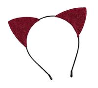 Glittering Cats Ear Headband Crystal Accented Comfortable Hairpiece For Parties Girls Hair Addition