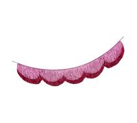 Glittering Fan Shape Fringe Backdrop with Scallops Design for Birthday Party Decorations Hanging Photo Booth Backdrops Glittering Fan Shape Fringe Backdrop with Scallops Design for Birthday Party