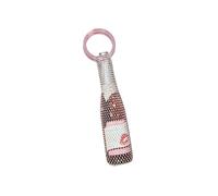 Glittering handcraft storage handheld features reinforced base accessories to secure fragile items while traveling. Elegant holder with rhinestones