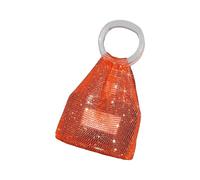 Glittering Handcraft Storage Handheld Featuring Reinforced Base Accessory for Securing Fragile Items During Travel Cosmetic Storage Bag