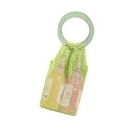 Glittering Handcraft Storage Handheld Featuring Reinforced Base Accessory for Securing Fragile Items During Travel Cosmetic Storage Bag