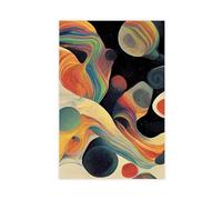 Glittering Planet Canvas Poster Bedroom Decor Landscape Office Room Decor Gift 20x30inch(50x75cm)