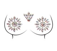 Glittering Rhinestones Adhesive Body Jewels For Women Music Festival Crystal Nipple Pasties Body Art Makeup Decors