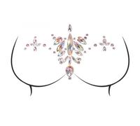 Glittering Rhinestones Adhesive Body Jewels For Women Music Festival Crystal Nipple Pasties Body Art Makeup Decors