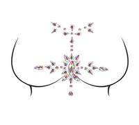 Glittering Rhinestones Adhesive Body Jewels For Women Music Festival Crystal Nipple Pasties Body Art Makeup Decors