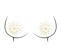 Glittering Rhinestones Adhesive Body Jewels For Women Music Festival Crystal Nipple Pasties Body Art Makeup Decors