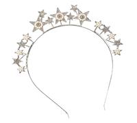 Glittering Rhinestones Star Headband For Bridal Shower Star Hairband Stage Performances Hairhoop Party Crownpiece