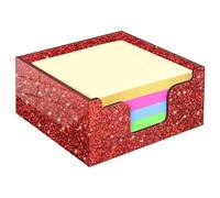 Glitters Acrylic Memo Pad Dispenser Organizers Glitterring Acrylic Note Holder Dispenser Keeps Desk Neat School Office Coworkers Moms Students