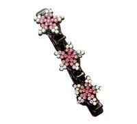 Glitters Crystal Braided Hair Clip Decorative Festival Hair Pin Star Hairclip For Elegant Look