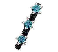 Glitters Crystal Braided Hair Clip Decorative Festival Pin Star Hairclip For Elegant Look