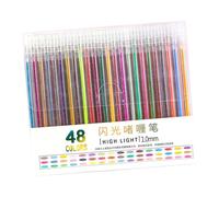 Glitters Gel Pen, 1.0mm Tip Large Capacity Colored Drawing Pen Sparkles Paint for Craft Making Coloring Scrapbooking Sparkles Gel Pens Set