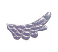 Glitters Wing Patches Glitters Fabric Fairies Wing Appliques Decorative for Creative Fashion Accessory Stage Performers Accessories