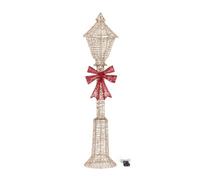 Glittertwist Gold Led Lamp Post Christmas Light 120Cm