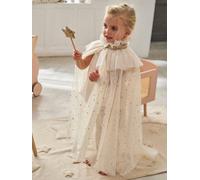 Glittery Cape + Wand white light solid with design